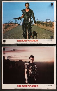 5t0182 MAD MAX 2: THE ROAD WARRIOR 8 LCs 1982 George Miller, Mel Gibson returns as Mad Max!