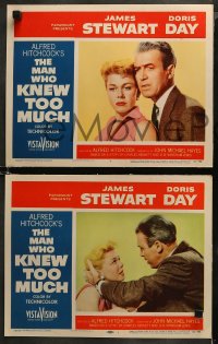 5t0481 MAN WHO KNEW TOO MUCH 5 LCs 1956 James Stewart & Doris Day, Alfred Hitchcock classic!