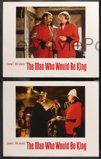 5t0187 MAN WHO WOULD BE KING 8 LCs 1975 British soldiers Sean Connery & Michael Caine, John Huston!