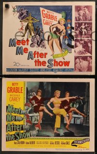 5t0193 MEET ME AFTER THE SHOW 8 LCs 1951 sexy dancer Betty Grable, Macdonald Carey, Eddie Albert!