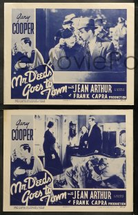 5t0634 MR. DEEDS GOES TO TOWN 3 LCs R1950 great images of Gary Cooper, Jean Arthur, Frank Capra!