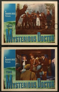 5t0636 MYSTERIOUS DOCTOR 3 LCs 1943 Eleanor Parker, John Loder, tin mine haunted by headless ghost!
