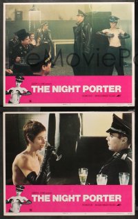 5t0210 NIGHT PORTER 8 LCs 1975 Cavani's Il Portiere di notte, Dirk Bogarde, Charlotte Rampling!