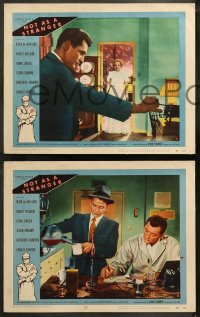 5t0549 NOT AS A STRANGER 4 LCs 1955 intern Robert Mitchum, doctor Charles Bickford!