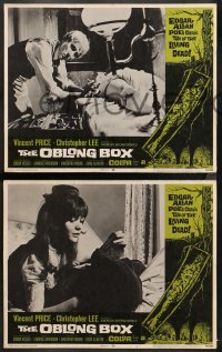 5t0433 OBLONG BOX 6 LCs 1969 Alister Williamson, Levka, Edgar Allan Poe, cool horror border art!