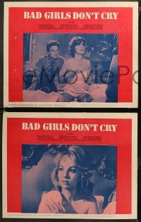 5t0214 ON ANY STREET 8 LCs R1965 great images of sexy Rosanna Schiaffino, Bad Girls Don't Cry!