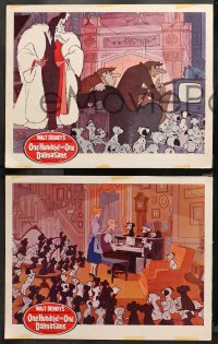 5t0641 ONE HUNDRED & ONE DALMATIANS 3 LCs 1961 most classic Walt Disney canine family cartoon!