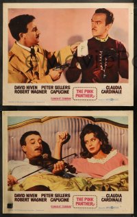 5t0226 PINK PANTHER 8 LCs 1964 Peter Sellers, David Niven, Capucine, Wagner, Blake Edwards!