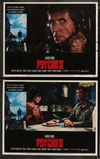 5t0234 PSYCHO II 8 LCs 1983 Anthony Perkins as Norman Bates, Vera Miles, Meg Tilly, horror sequel!