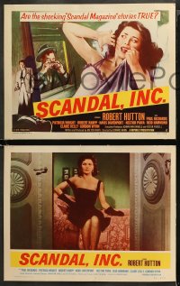 5t0265 SCANDAL INC. 8 LCs 1956 Robert Hutton, are the shocking Scandal Magazine stories true!