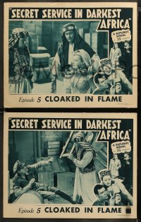 5t0440 SECRET SERVICE IN DARKEST AFRICA 6 chapter 5 LCs 1943 Kurt Kreuger & Arab, Cloaked in Flame!