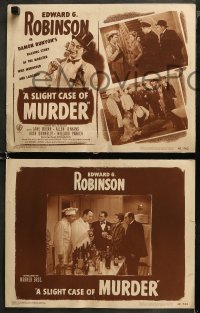 5t0282 SLIGHT CASE OF MURDER 8 LCs R1948 cool images of Edward G. Robinson, Jane Bryan!