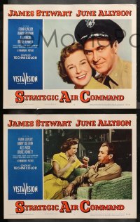 5t0500 STRATEGIC AIR COMMAND 5 LCs 1955 romantic images of pilot James Stewart & June Allyson!