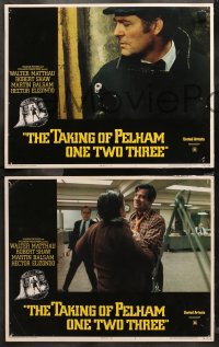 5t0308 TAKING OF PELHAM ONE TWO THREE 8 LCs 1974 subway train hijacking, Walter Matthau, Robert Shaw!