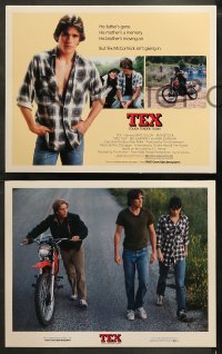 5t0313 TEX 8 LCs 1982 young Matt Dillon, Meg Tilly & Emilio Estevez, from S.E. Hinton's novel!