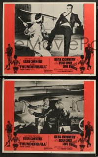 5t0504 THUNDERBALL/YOU ONLY LIVE TWICE 5 LCs 1971 Sean Connery's 2 biggest James Bonds of all!