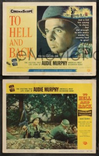 5t0320 TO HELL & BACK 8 LCs 1955 Audie Murphy's life story as a kid soldier in World War II!