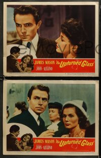5t0507 UPTURNED GLASS 5 LCs 1948 great romantic star James Mason w/pretty Rosamund John!