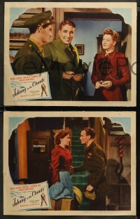 5t0510 WAY TO THE STARS 5 LCs 1945 English pilot Michael Redgrave, John, Johnny in the Clouds!