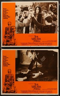 5t0565 WICKER MAN 4 LCs 1974 Christopher Lee, Britt Ekland, cult horror classic!