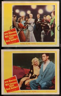 5t0663 WILL SUCCESS SPOIL ROCK HUNTER 3 LCs 1957 great images of Jayne Mansfield and Tony Randall!