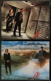 5t0014 X-FILES 9 LCs 1998 David Duchovny, Gillian Anderson, Martin Landau, sci-fi!