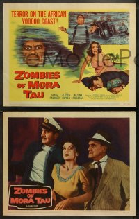 5t0359 ZOMBIES OF MORA TAU 8 LCs 1957 great images from the terror on the African voodoo coast!
