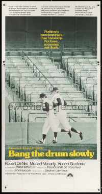 5w0036 BANG THE DRUM SLOWLY int'l 3sh 1973 Robert De Niro, New York Yankees baseball stadium!