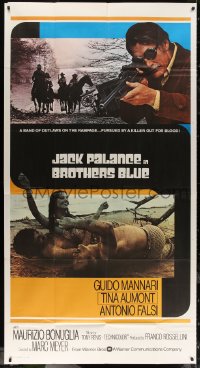 5w0042 BROTHERS BLUE int'l 3sh 1974 Jack Palance, Blu gang vissero per sempre felici e ammazzati!
