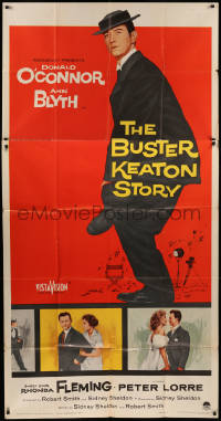 5w0043 BUSTER KEATON STORY 3sh 1957 Donald O'Connor as The Great Stoneface comedian, Ann Blyth