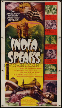 5w0073 INDIA SPEAKS 3sh R1949 Richard Halliburton documentary showing all the wonders of India!