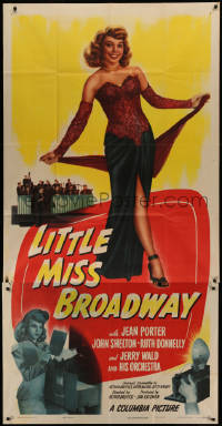5w0082 LITTLE MISS BROADWAY 3sh 1947 full-length image of sexy performer Jean Porter, ultra rare!