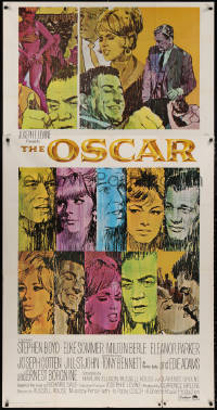 5w0095 OSCAR int'l 3sh 1966 Stephen Boyd & Sommer race for Hollywood's highest award, Terpning art!