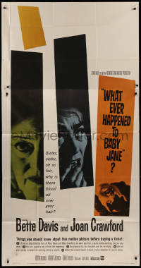 5w0143 WHAT EVER HAPPENED TO BABY JANE? 3sh 1962 Robert Aldrich, Bette Davis & Joan Crawford!