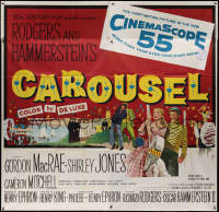 5w0005 CAROUSEL 6sh 1956 Shirley Jones, Gordon MacRae, Rodgers & Hammerstein musical!