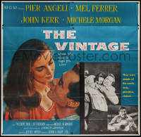 5w0020 VINTAGE 6sh 1957 pretty Pier Angeli, Mel Ferrer, lusty, violent, primitive!