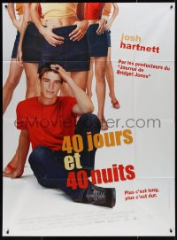 5w0872 40 DAYS & 40 NIGHTS French 1p 2002 Josh Hartnett abstains from sex, teen comedy!