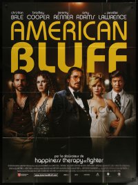 5w0884 AMERICAN HUSTLE French 1p 2014 Christian Bale, Cooper, Jennifer Lawrence, American Bluff!