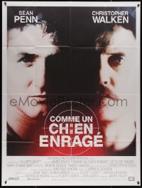5w0895 AT CLOSE RANGE French 1p 1987 close up of Christopher Walken & Sean Penn as father & son!