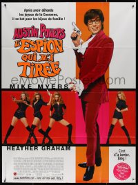5w0899 AUSTIN POWERS: THE SPY WHO SHAGGED ME French 1p 1999 Mike Myers & sexy Heather Graham!