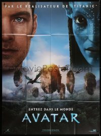 5w0900 AVATAR cast style teaser French 1p 2009 James Cameron, Zoe Saldana, Sam Worthington!