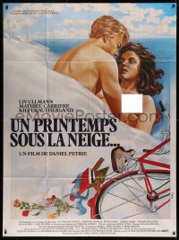 5w0912 BAY BOY French 1p 1985 Wall art of topless Liv Ullmann, introducing Kiefer Sutherland!