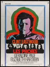 5w0914 BEGUILED French 1p 1971 different art of Clint Eastwood & Geraldine Page, Don Siegel