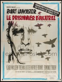 5w0925 BIRDMAN OF ALCATRAZ French 1p 1962 Burt Lancaster in John Frankenheimer's prison classic!