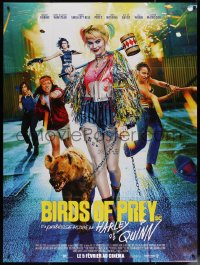 5w0927 BIRDS OF PREY advance French 1p 2020 Margot Robbie as Harley Quinn with Bruce the Hyena!