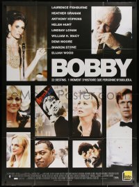 5w0941 BOBBY French 1p 2006 Anthony Hopkins, Lindsay Lohan, Fishburne, Macy, Wood, Hunt & Stone!