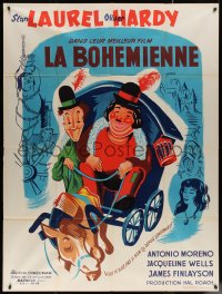 5w0943 BOHEMIAN GIRL French 1p R1960s different art of gypsies Stan Laurel & Oliver Hardy!