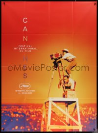 5w0969 CANNES FILM FESTIVAL 2019 46x62 French film festival poster 2019 Agnes Varda filming!