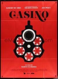 5w0973 CASINO French 1p R2015 Martin Scorsese, different art of revolver with gambling chip bullets!