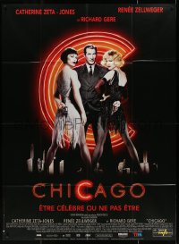 5w0983 CHICAGO French 1p 2003 Renee Zellweger & Catherine Zeta-Jones, Richard Gere as Billy Flynn!